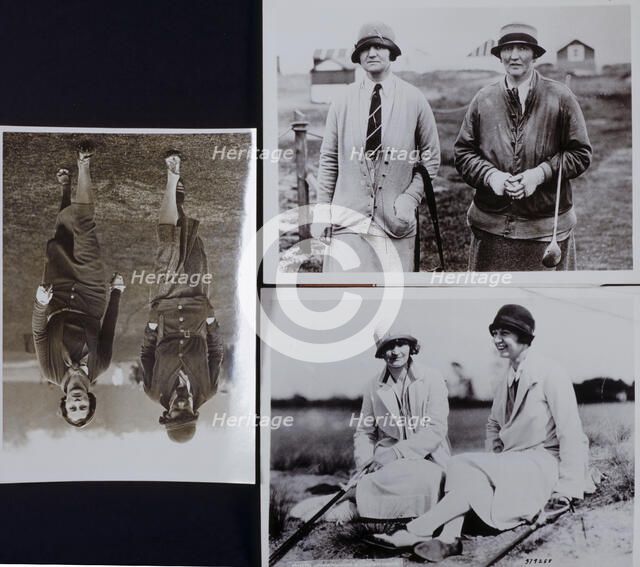 Women in Golf, 1925-1932. Artist: Unknown