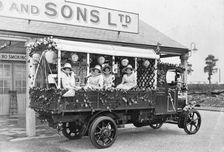 Women in fancy dress, Reeves & Sons Ltd, London, 1924