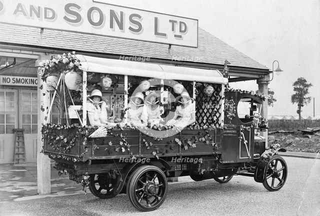 Women in fancy dress, Reeves & Sons Ltd, London, 1924. Creator: Unknown.