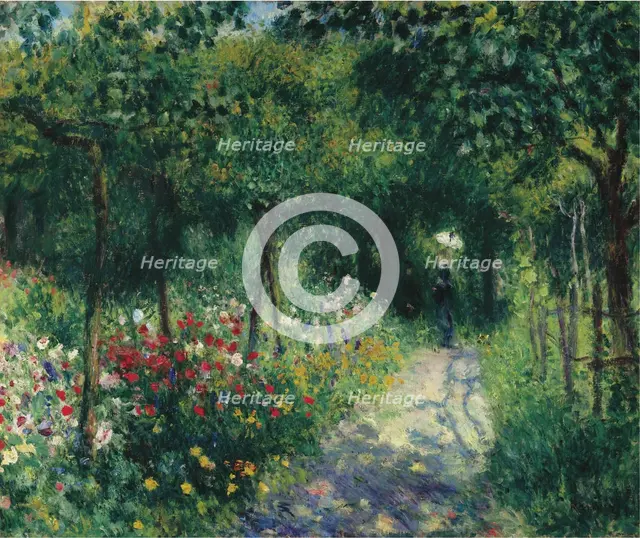 Women in the Garden, 1873. Artist: Renoir, Pierre Auguste (1841-1919)