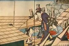 Women on a boat, 1801, (1924). Creator: Kitagawa Utamaro