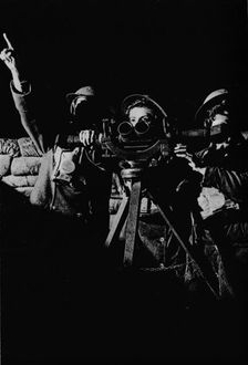 Women on duty on an anti-aircraft battery, 1943