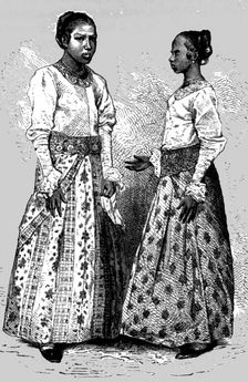 Women of Ceylon; Four Months in Ceylon 1875. Creator: Unknown
