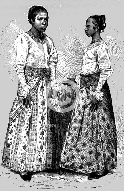 'Women of Ceylon; Four Months in Ceylon', 1875. Creator: Unknown.