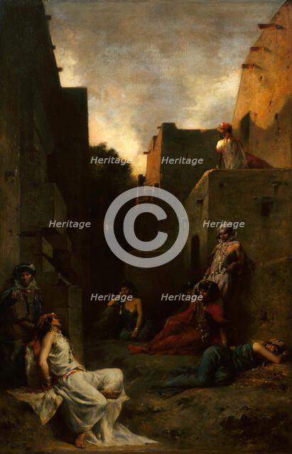 Women of the Ouled Nayls, 1867. Creator: Eugene Fromentin.