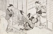 Women of the Green Houses, Second quarter of 18th century. Creator: Nishikawa Sukenobu