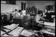 Women office workers, Wear Flint Glass Works, Alfred Street, Millfield, Sunderland, 1961. Creator: Eileen Deste
