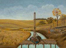 Women Operating the Pile Driver, c. 1939. Creator: John Koehl