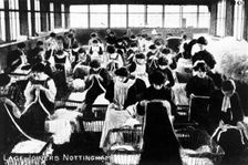 Women lace joiners, Nottingham, Nottinghamshire, c1904. Creator: Unknown