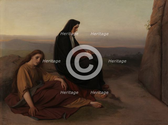 Women Mourning at Christ's Grave, 1868. Creator: Victorine Nordenswan.