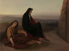 Women Mourning at Christ's Grave, 1868. Creator: Victorine Nordenswan
