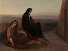 Women Mourning at Christ's Grave, 1868. Creator: Victorine Nordenswan