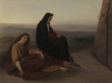 Women Mourning at Christ's Grave, 1868. Creator: Victorine Nordenswan
