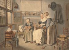 Women making lace, (1800?). Creator: Unknown