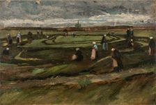 Women Mending Nets in the Dunes, 1882