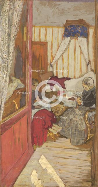 Women Sewing, c. 1912. Creator: Edouard Vuillard.