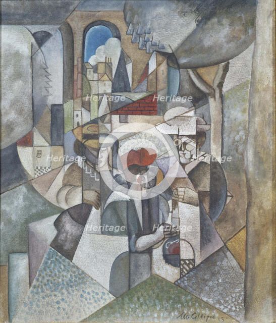 Women Sewing. Creator: Gleizes, Albert (1881-1953).