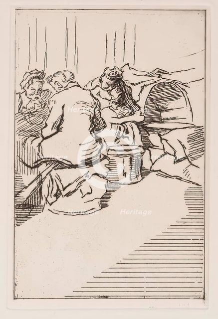 Women Seated, c1930s. Creator: Thérèse Lessore.