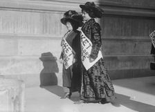Women strike pickets, New York, 1910. Creator: Bain News Service