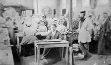 Women prisoners working, Pentonville Prison, London. Creator: Unknown