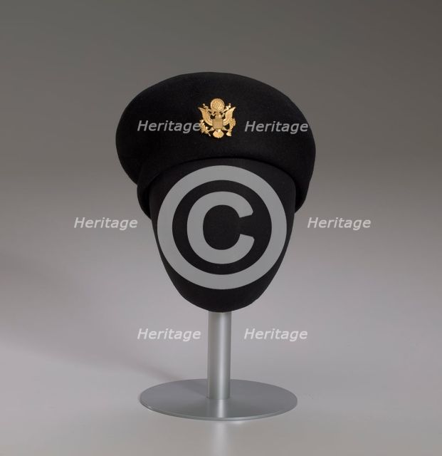 Women's US Army Service beret worn by Brigadier General Hazel Johnson-Brown, 1980. Creator: Unknown.