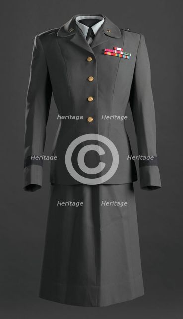 Women's US Army Service uniform worn by Brigadier General Hazel Johnson-Brown, 1980. Creator: Unknown.