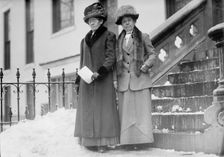 Women's Christian Temperance Union - Mrs. Lillian Stevens And Mrs. Anna Gordon, 1911. Creator: Harris & Ewing
