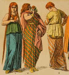 Women's Gaulish dress, 1881. Creator: Unknown