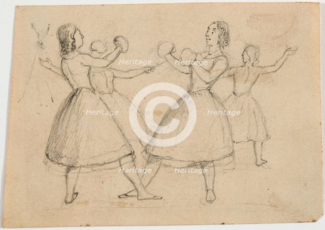 Women's Scientific Rights, c1820-1865. Creator: David Claypoole Johnston.