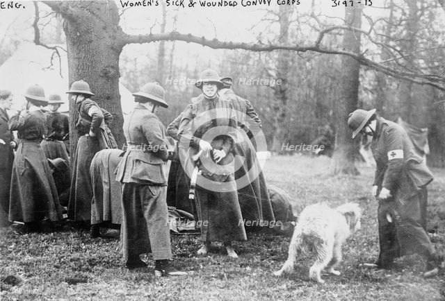 Women's Sick and Wounded Convoy Corps, Eng., between c1910 and c1915. Creator: Bain News Service.
