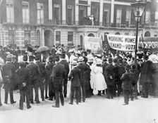Women's Sunday procession, 21 June 1908. Creator: Unknown