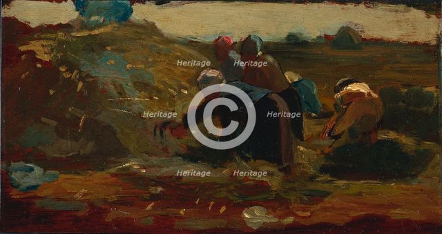 Women Working in a Field, 1867. Creator: Winslow Homer (American, 1836-1910).