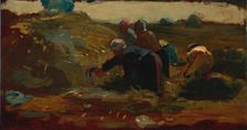 Women Working in a Field, 1867. Creator: Winslow Homer (American, 1836-1910)