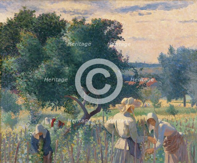 Women Tying the Vines. Artist: Cross, Henri Edmond (1856-1910)