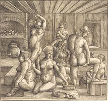 Women's Bath, c. 1505/1510. Creator: Follower of Albrecht Durer