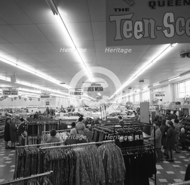 Women's clothes, ASDA Supermarket, Rotherham, South Yorkshire, 1969. Artist: Michael Walters