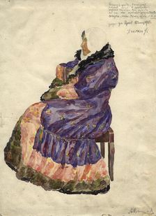 Women's fur coat for extraordinary occasions, 1925. Creator: Aleksei Vasilevich Voshchakin