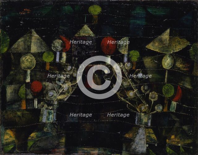 Women's Pavilion, 1921. Creator: Klee, Paul (1879-1940).