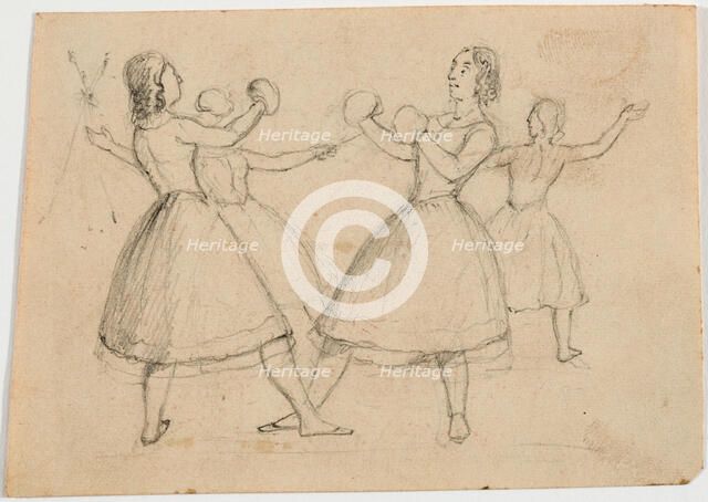 Women's Scientific Rights, c1820-1865. Creator: David Claypoole Johnston.