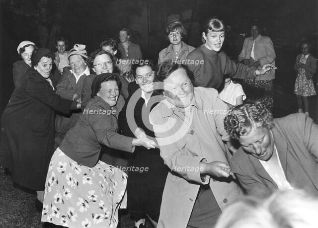 Women's tug of war, Sweden, c1930-1959(?). Artist: Unknown