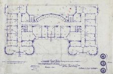 Women's Temple Building, Chicago, Illinois, Working Drawings, 1890-1891. Creator: Burnham and Root