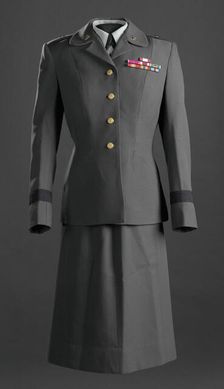 Women's US Army Service uniform worn by Brigadier General Hazel Johnson-Brown, 1980. Creator: Unknown