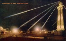 Wonderland Amusement Park by night, Minneapolis, Minnesota, USA, c1908