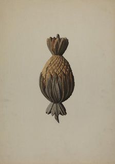 Wood Tradesman's Sign, c. 1941. Creator: Laura Bilodeau