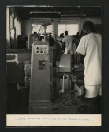 Wood Working Machine, Lower Prison, Luzira, Kampala, Uganda, c1950s. Creator: Unknown