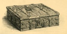 Wood and leather casket, 1350-1370, (1881). Creator: Frederick Albert Slocombe