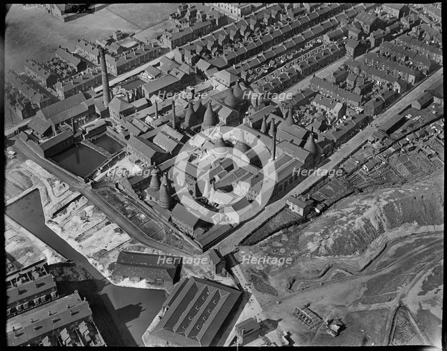Wood and Sons Trent and New Wharf Potteries, Burslem, Staffordshire, c1930s. Creator: Arthur William Hobart.