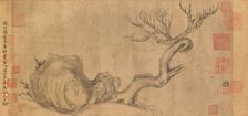 Wood and Rock (Handscroll), c1071-1101. Creator: Su Shi