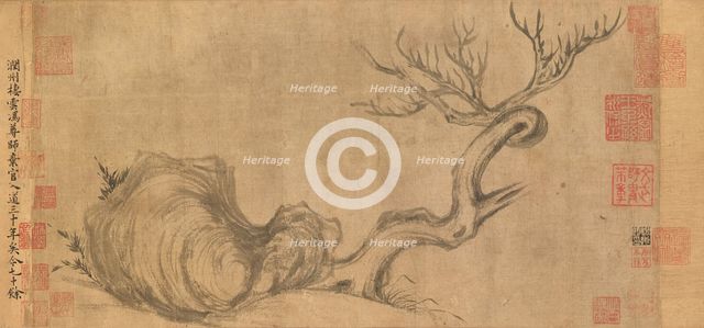 Wood and Rock (Handscroll), c1071-1101. Creator: Su Shi.