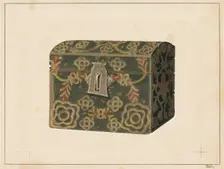 Wood Box or Chest, c. 1937. Creator: Carol Larson